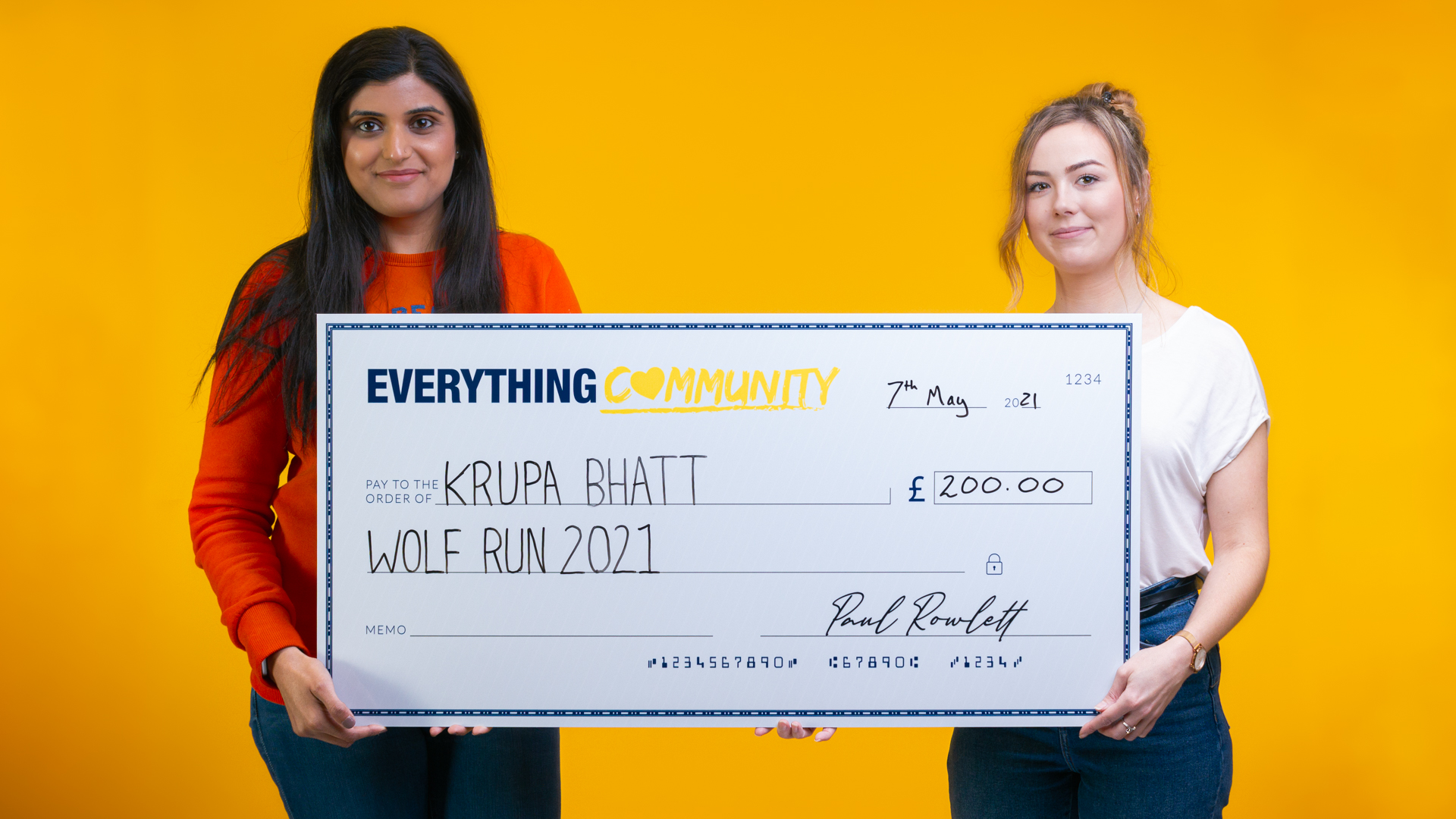 EverythingBranded Donates to Krupa Bhatt